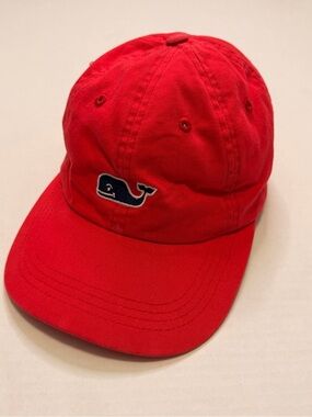 Vineyard Vines Cap "Classic" Fit Players RED Cap Preppy